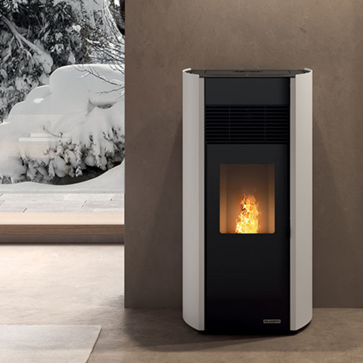 Stufa a pellet palazzetti ecofire milù 8 kw 5 stelle