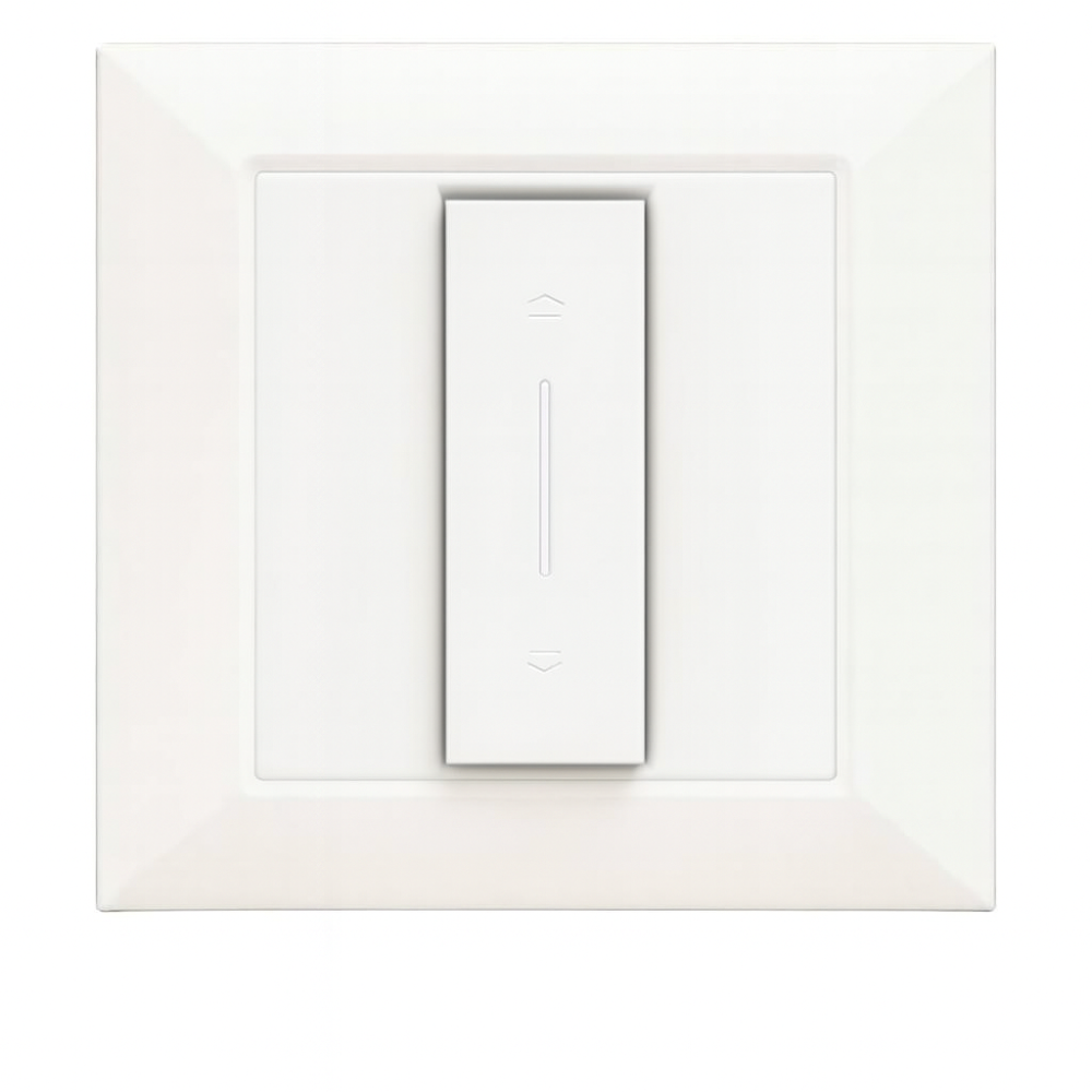 Bticino living now cover illuminabile 1 modulo per pulsanti e tapparelle *** colore bianco, confezione 1
