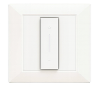 Bticino living now cover illuminabile 1 modulo per pulsanti e tapparelle *** colore bianco, confezione 1