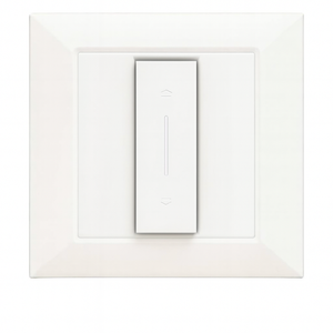 Bticino living now cover illuminabile 1 modulo per pulsanti e tapparelle *** colore bianco, confezione 1