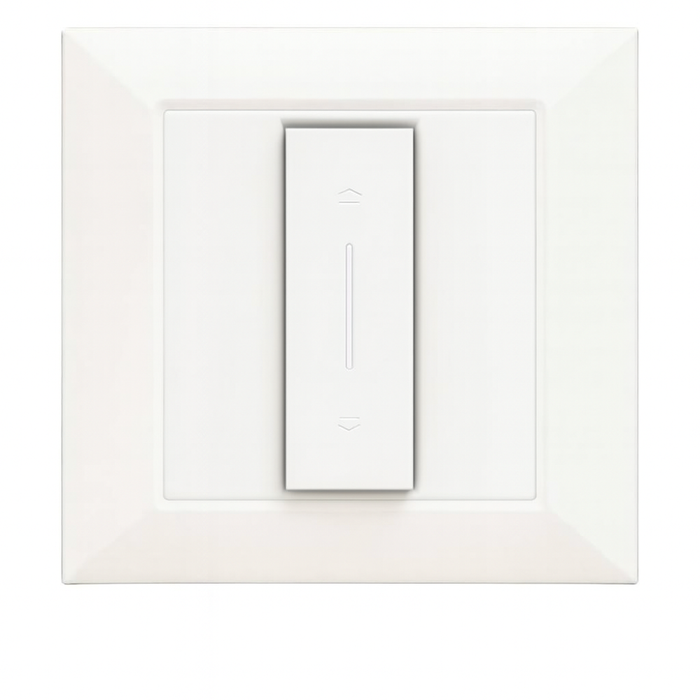 Bticino living now cover illuminabile 1 modulo per pulsanti e tapparelle *** colore bianco, confezione 1