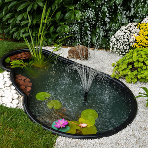 Laghetto da giardino tovel nero litri 500 da 190x105xh52