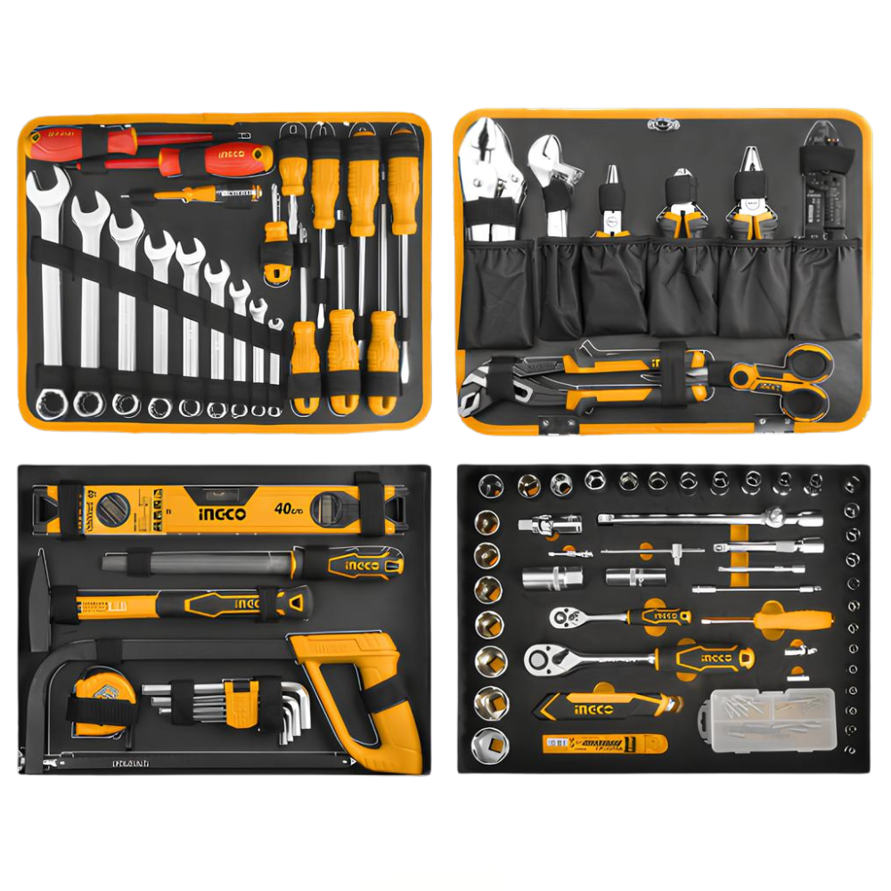 Set completo 147 utensili professionali in valigetta alluminio ruote ingco