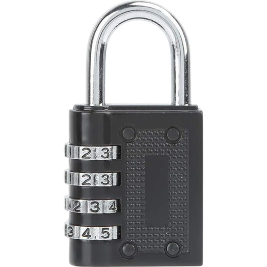 Lucchetto Combinazione a 4 Cifre Lucchetto Armadietto Palestra nero 66479