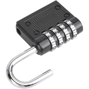 Lucchetto Combinazione a 4 Cifre Lucchetto Armadietto Palestra nero 66479