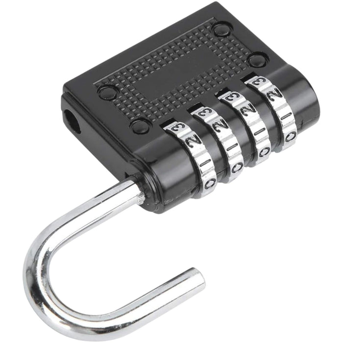 Lucchetto Combinazione a 4 Cifre Lucchetto Armadietto Palestra nero 66479