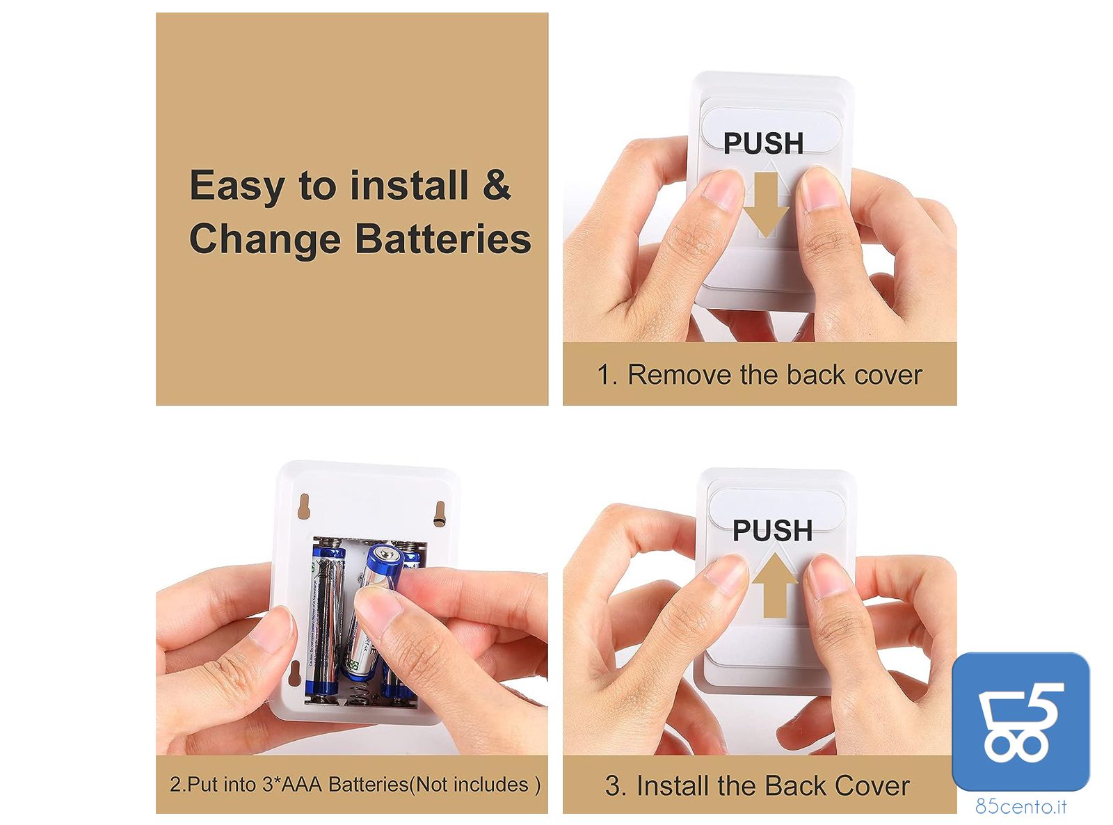 Luce Notturna LED Sottopensile con Sensore Movimento 4 Pezzi per Interni Colore Rosa