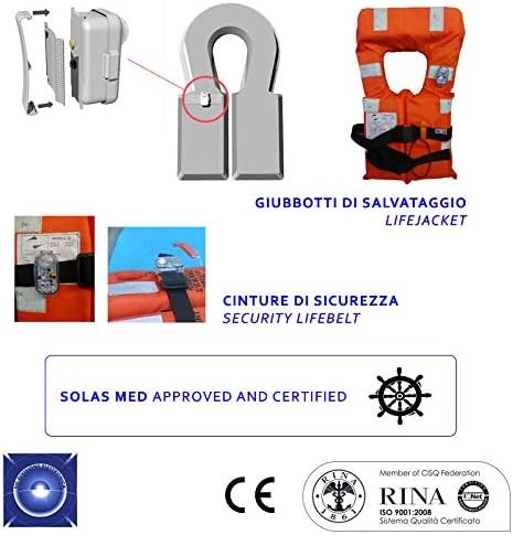 Luce a LED SOLAS / MED per giubbotti di salvataggi