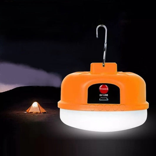 Luce da campeggio portatile LEd Lampada Lanterna ricaricabile 50w gancio Z988