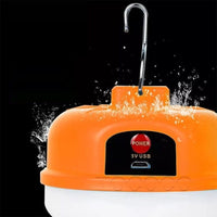 Luce da campeggio portatile LEd Lampada Lanterna ricaricabile 50w gancio Z988