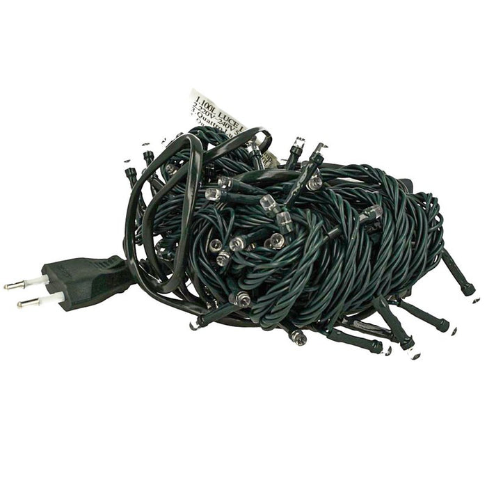 Luci Per Natale Catena 300 Led 24M Colore Blu IP44 Lucciole Per Decorazione Natalizie Con Filo Verde