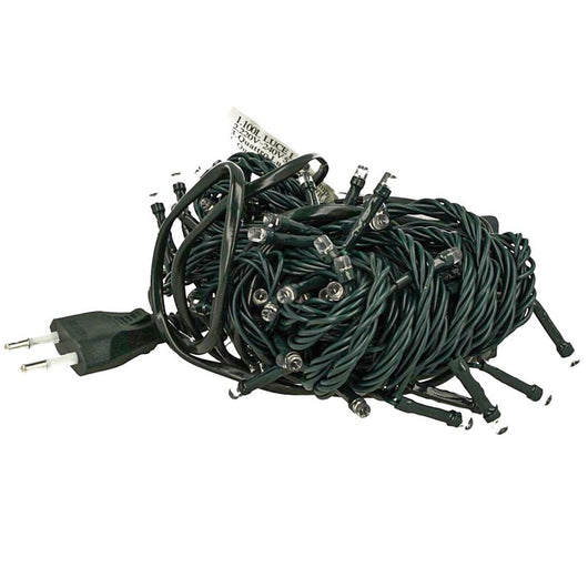 Luci Per Natale Catena 500 Led 40M Colore Blu IP44 Lucciole Decorative Natalizie Con Filo Verde