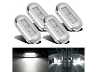 Luci di Cortesia Piattaforma per Scale Lampada 12V di Segnalazione per Barche Marine Grande Impermeabile A LED 4pz