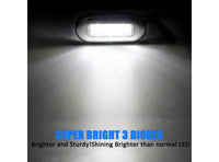 Luci di Cortesia Piattaforma per Scale Lampada 12V di Segnalazione per Barche Marine Grande Impermeabile A LED 4pz