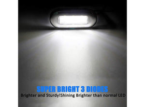 Luci di Cortesia Piattaforma per Scale Lampada 12V di Segnalazione per Barche Marine Grande Impermeabile A LED 4pz