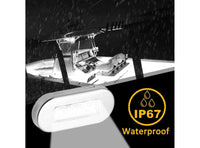 Luci di Cortesia Piattaforma per Scale Lampada 12V di Segnalazione per Barche Marine Grande Impermeabile A LED 4pz