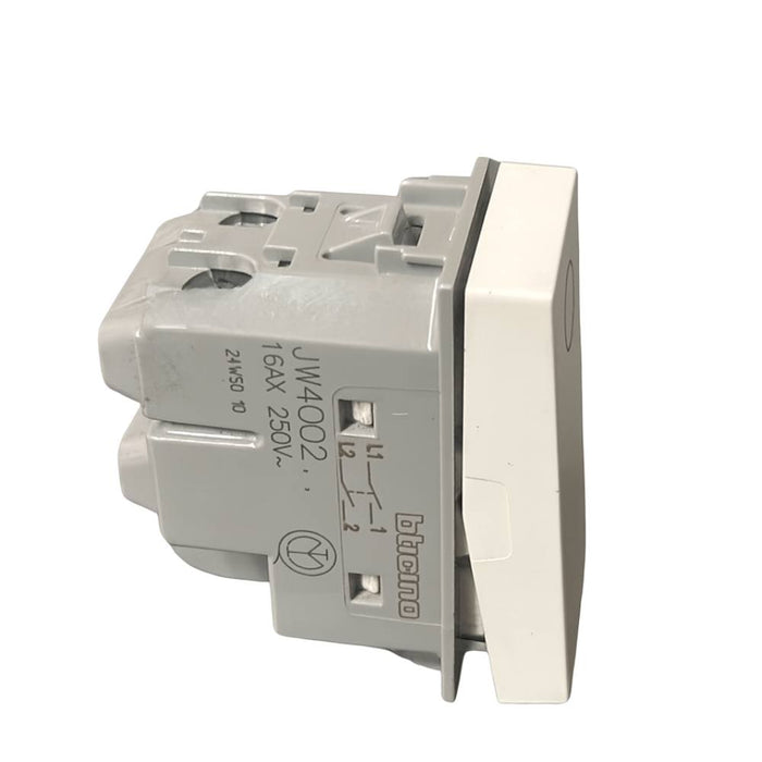 Bticino jw4002 interruttore bipolare 2p 16a 250vac bianco modulare