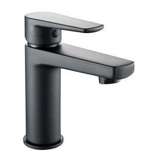 Coppia miscelatore rubinetto bidet e miscelatore lavabo linea africa nero opaco