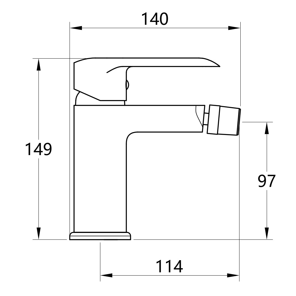 Tris rubinetti miscelatori bidet lavabo doccia ad incasso linea america cromata