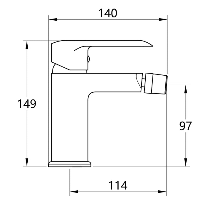 Tris rubinetti miscelatori bidet lavabo doccia ad incasso linea america cromata