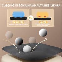 Sedia Ufficio Ergonomica - RATTANTREE - Con Braccioli Pieghevoli, Rete Respirante, Funzione Oscillante 90-105° - Bianco