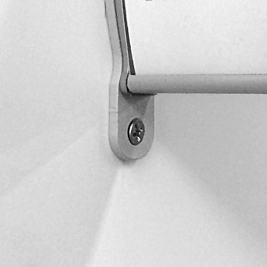 Targa a bandiera bifacciale