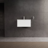 Inda - Mobile bagno L.60 con lavabo lucido / Bianco lucido 1 cassetto - Diamante
