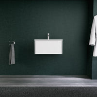 Inda - Mobile bagno L.60 con lavabo opaco / Bianco opaco 1 cassetto - Diamante