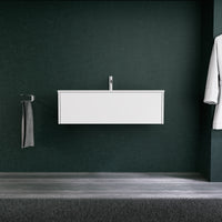 Inda - Mobile bagno L.100 con lavabo opaco / Bianco opaco 1 cassetto - Diamante