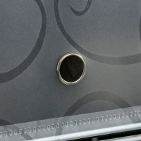 Mobile Scarpiera Modulare Salvaspazio, 12 Cubi 45x35x16 cm in Acciaio e PP, Nero e Bianco