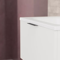Inda - Mobile bagno L.60 con lavabo opaco / Bianco opaco 1 cassetto - Topazio