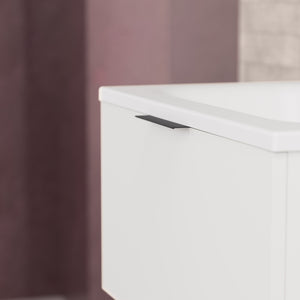 Inda - Mobile bagno L.60 con lavabo opaco / Bianco opaco 1 cassetto - Topazio