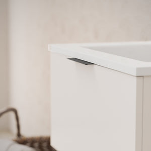 Inda - Mobile bagno L.100 con lavabo lucido / Bianco lucido 1 cassetto - Topazio