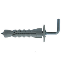 Fissaggio universale lastre gancio medio nylon sbn 9/2 Ø9 mm x 43 mm 200 pezzi