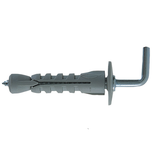 Fissaggio universale lastre gancio medio nylon sbn 9/2 Ø9 mm x 43 mm 200 pezzi