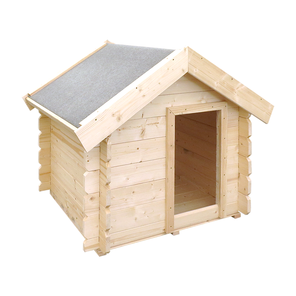 Cuccia per cani in legno da esterno - 76 x 99 x H80 cm - Timbela M401-1