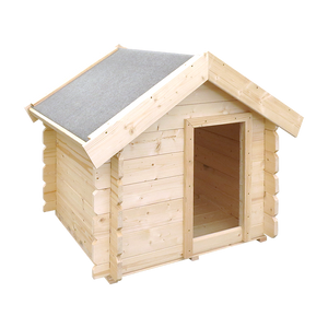 Cuccia per cani in legno da esterno - 76 x 99 x H80 cm - Timbela M401-1