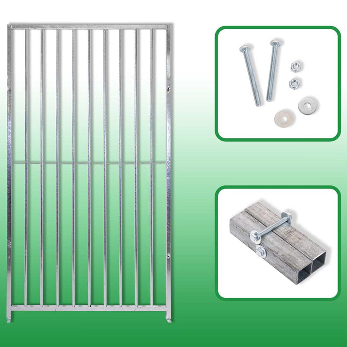 Pannello semplice tubolare per box cani con zincatura a caldo 100xh180 cm