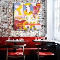 Dipinto Su Tela Music 5 Cm 100X3.5X100