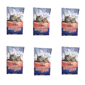 Multipack da 6 di miglior gatto croccantini per gatti con salmone confezione da 2 kg cadauno