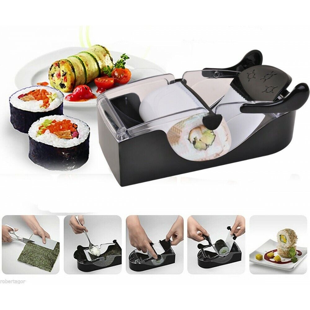MACCHINA SUSHI MAKER PERFECT ROLL ARROTOLA MAKI MACCHINA PER INVOLTINI CUCINA