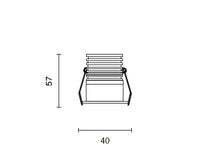 MAD FARETTO DA INCASSO LED 4000K 377LM 5W IP20 BIANCO