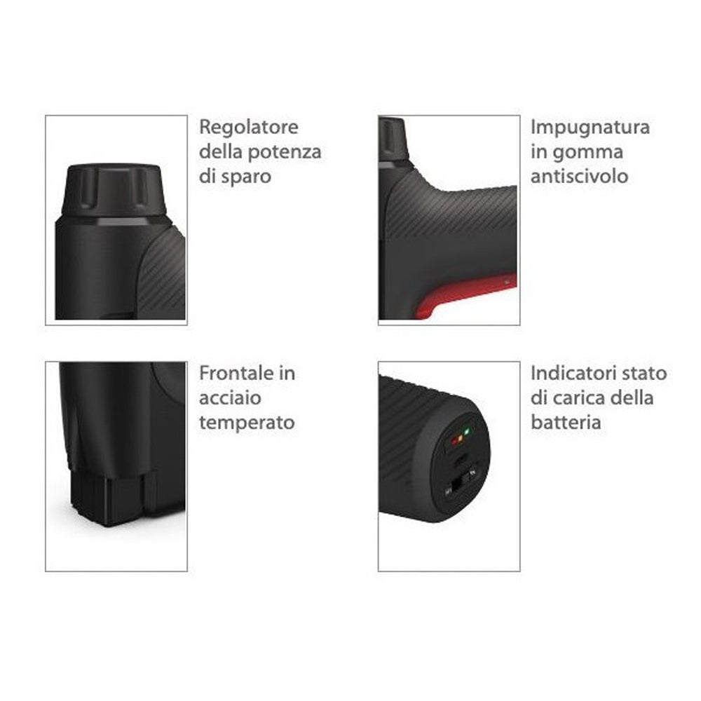 FISSATRICE A BATTERIA RICARICABILE USB 3,7V 2Ah ROCAMATICA MOD.114 ROMEO MAESTRI