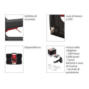 FISSATRICE A BATTERIA RICARICABILE USB 3,7V 2Ah ROCAMATICA MOD.114 ROMEO MAESTRI