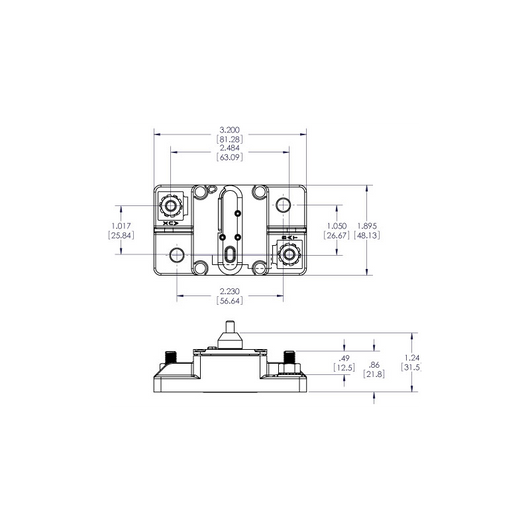 MAGNETOTERMICO A FILO 120A
