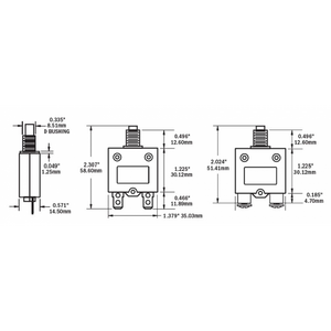 MAGNETOTERMICO A PULSANTE 3A