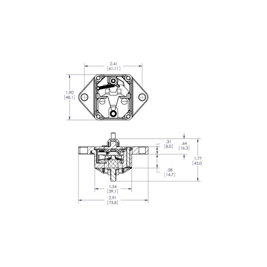 MAGNETOTERMICO AD INCASSO 40A