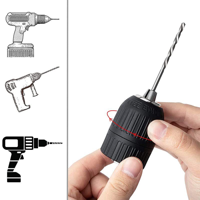 MANDRINO AUTOSERRANTE PER TRAPANO AVVITATORE AUTOBLOCCANTE 2.0-13MM DCS2013
