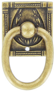 MANIGLIA ANTICH. FLORANCE 33x57 mm