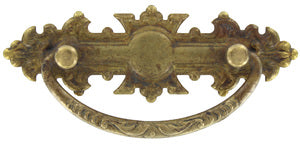 MANIGLIA ANTICH. OTTONE 114x50 mm